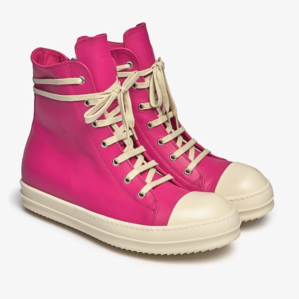 Rick Owens Pink High-Top Ramones SS23 “EDFU”